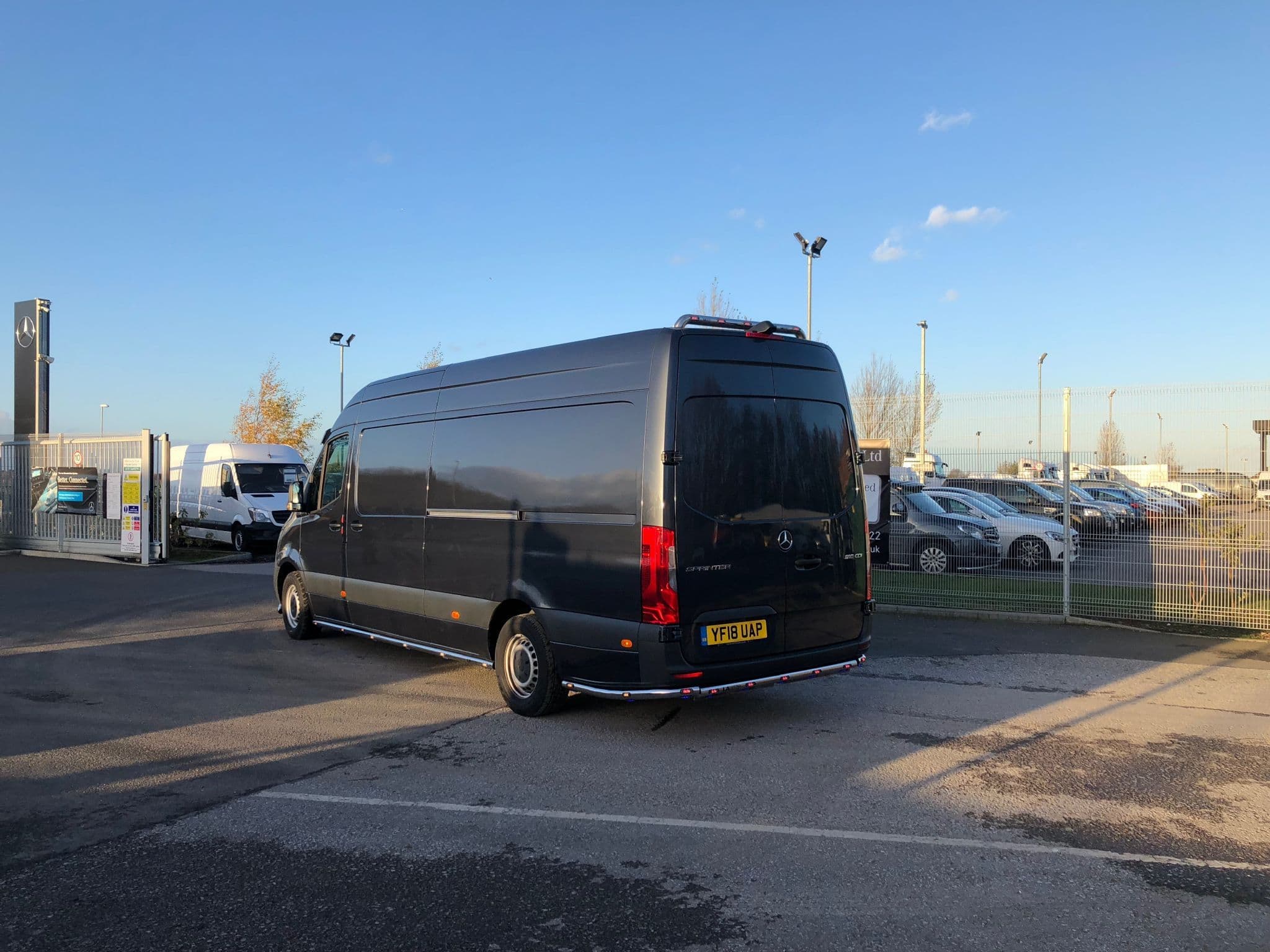 Mercedes Sprinter 2018 Rear Quarters PN LABR228