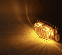 Omnius LED Double Burner - Amber (Clear Lens)