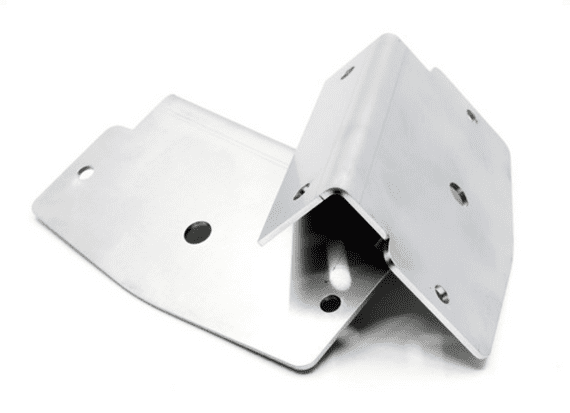 Omnius LED Double Burner Backing Plate (Angled)