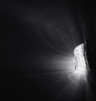 Omnius LED Double Burner - White (Clear Lens)