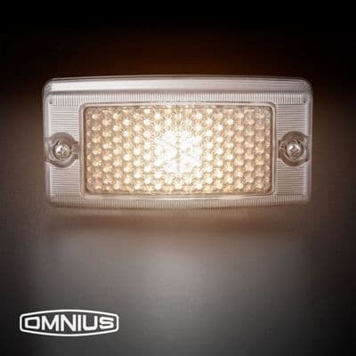 Omnius LED position light White/Clear