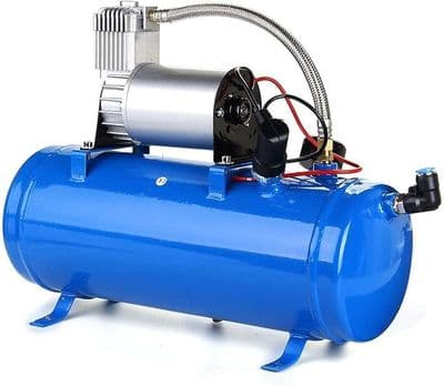 Other 12V 6 Liters Air Compressor Pump Tank Kit for Vehicle Car Truck Horn 150 PSI with Built-in Aut