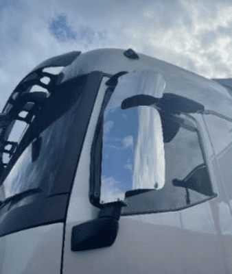 Renault C-Range Stainless Steel Mirror Guards PN:RENCR02