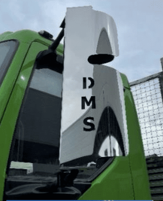 Renault D-Range/Premium Lander/Kerax/Midlum Stainless Steel Mirror Guards PN:RENDR04