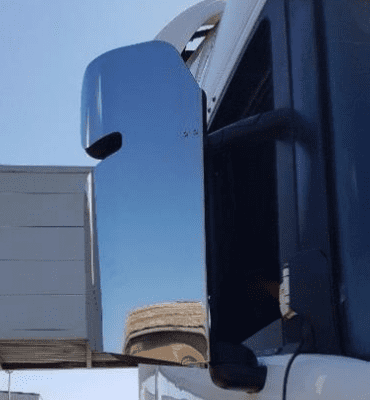 Scania 4 Series (R Series 2007) Stainless Steel Mirror Guards PN: SCAN401