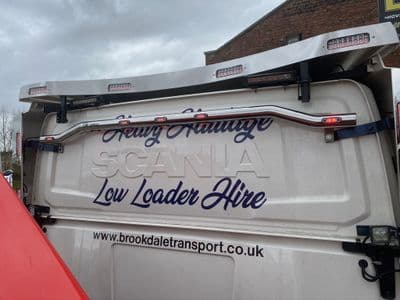 Scania Next Gen Back Bar - High Mounted (Bent) PN: LABR09