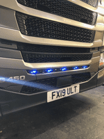 Scania Next Gen Lower LED Grill Strip PN: LABR14