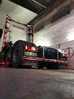 Scania Next Gen Mud Flap Bar PN: LABR11