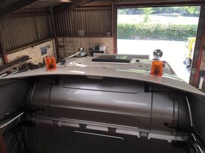 Scania R Series Air Kit Beacon Mounting Plates