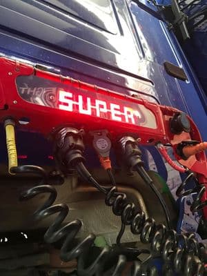 Scania R Series Illuminated Super Plate PN: LABR37