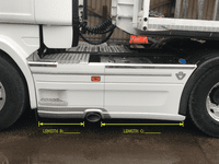 Scania R Series Side Strips PN: LABR40