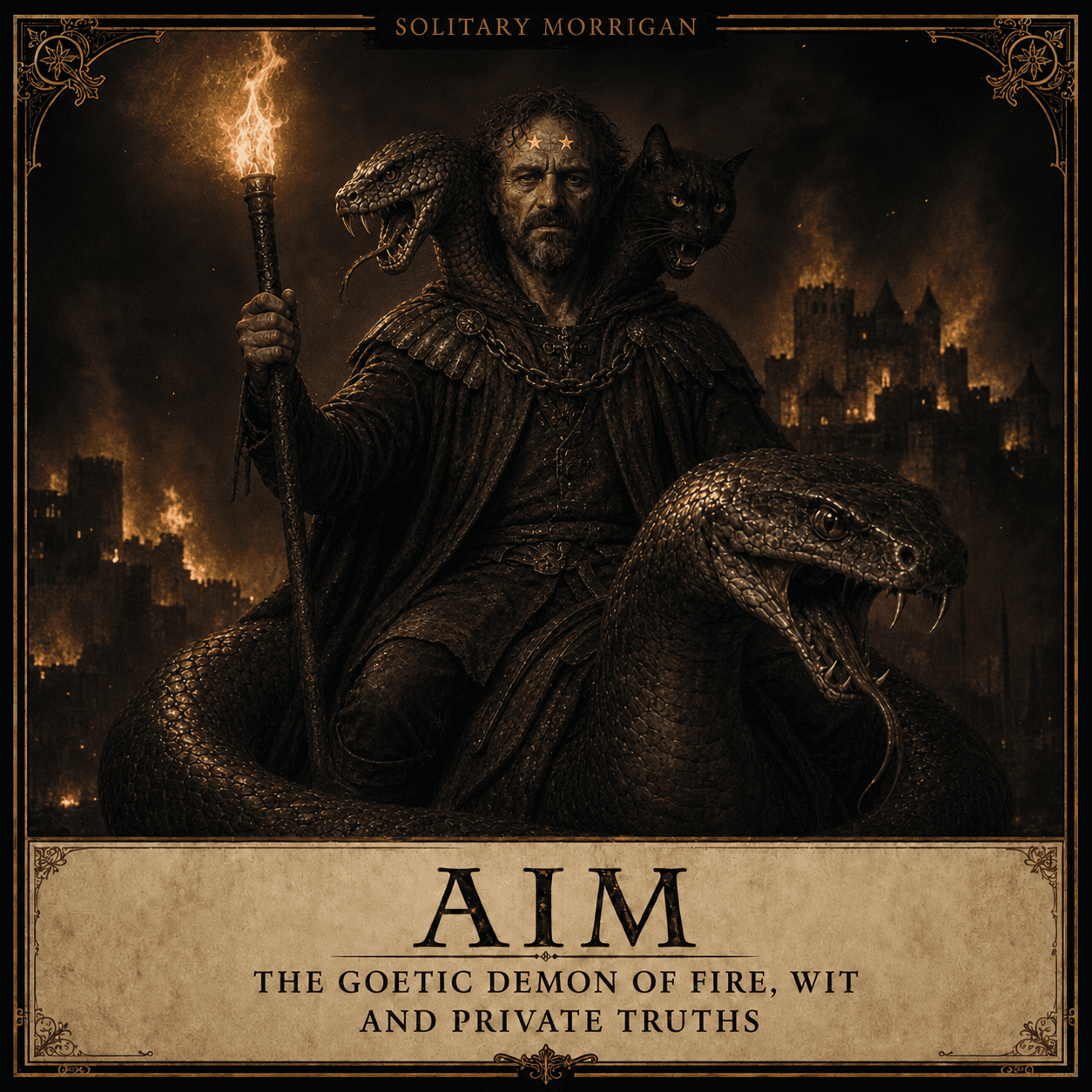 Aim: The Goetic Demon of Fire, Wit and Private Truths