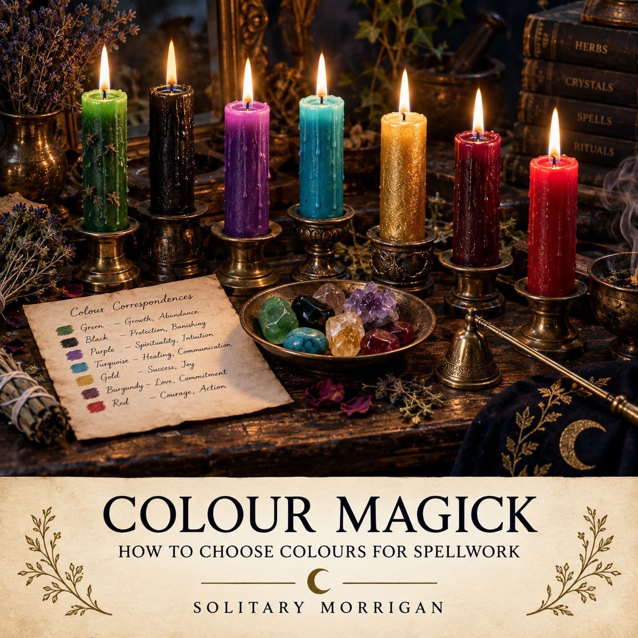 Colour Magick: How to Choose the Right Colour for Your Spellwork