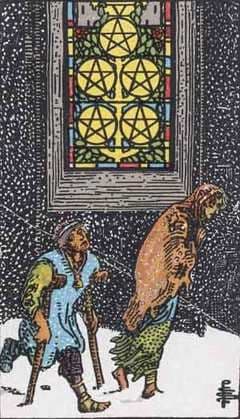 The Five of Pentacles in Tarot: Hardship, Loss, and the Search for Support