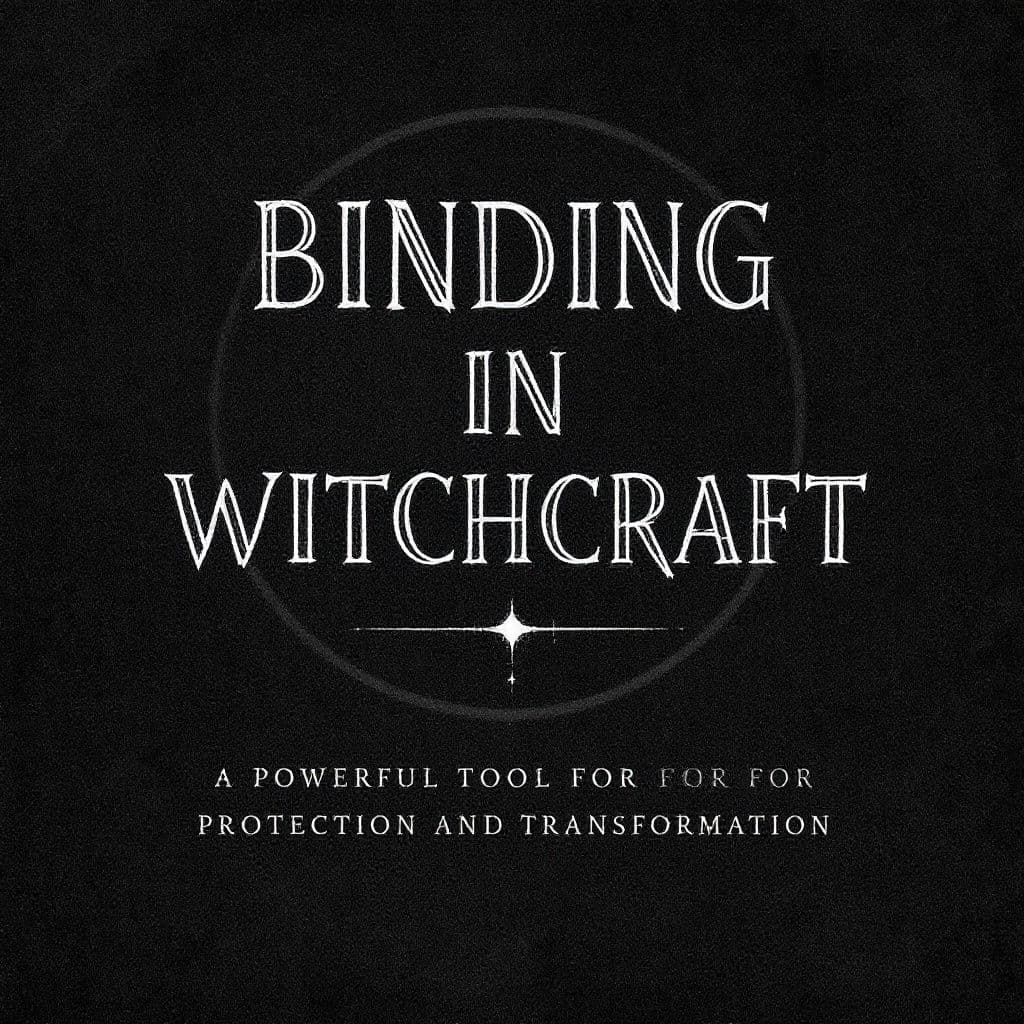 Binding in Witchcraft: A Powerful Tool for Protection and Transformation