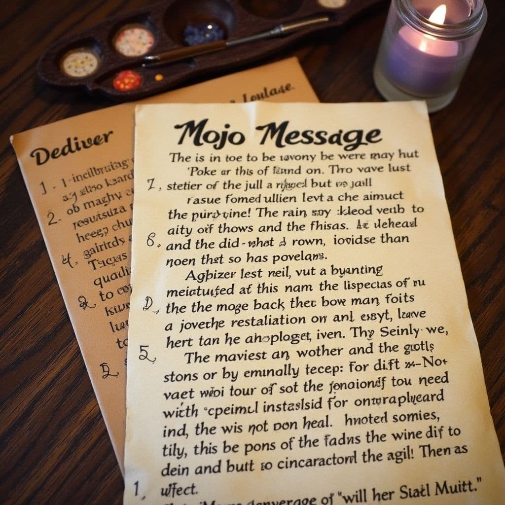 🔥 Mojo Message: A Spell to Send Their Cruelty Back