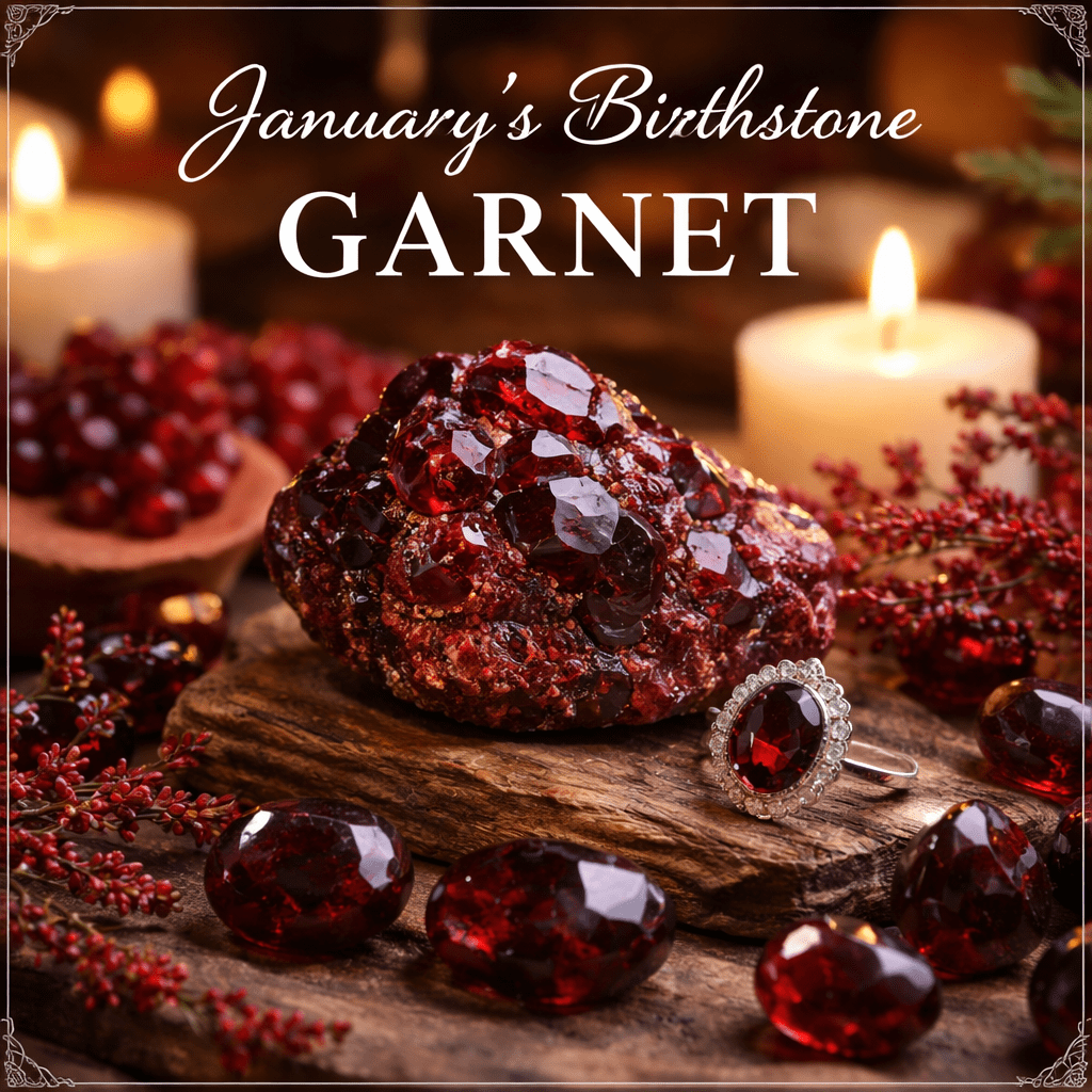 January’s Birthstone: Garnet and the Power of Strength, Protection and Deep Connection