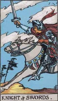 The Knight of Swords in Tarot: Action, Drive, and Fierce Determination