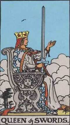 The Queen of Swords in Tarot: Clarity, Truth, and Discernment