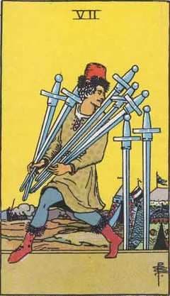 The Seven of Swords in Tarot: Strategy, Secrets, and the Hidden Path