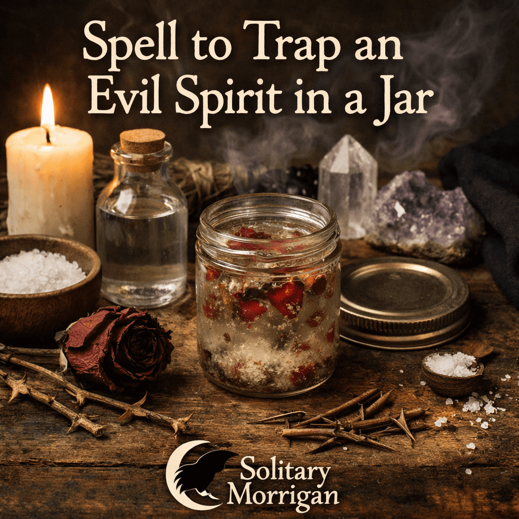 Spell to Trap an Evil Spirit in a Jar