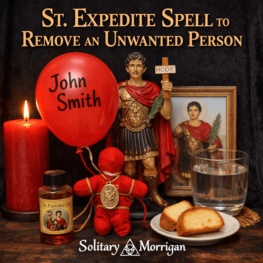 St. Expedite Spell to Remove an Unwanted Person from Your Life