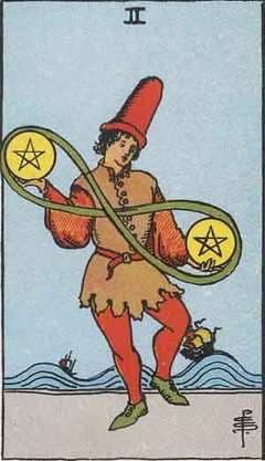 The Two of Pentacles in Tarot: Balance, Flexibility, and Life’s Juggling Act