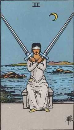 The Two of Swords in Tarot: Indecision, Balance, and Inner Clarity