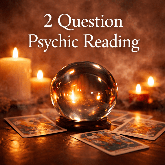2 Question Psychic Reading UK | Quick Insight & Clear Answers