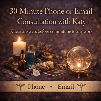30 Minute Phone or Email Consultation with Katy