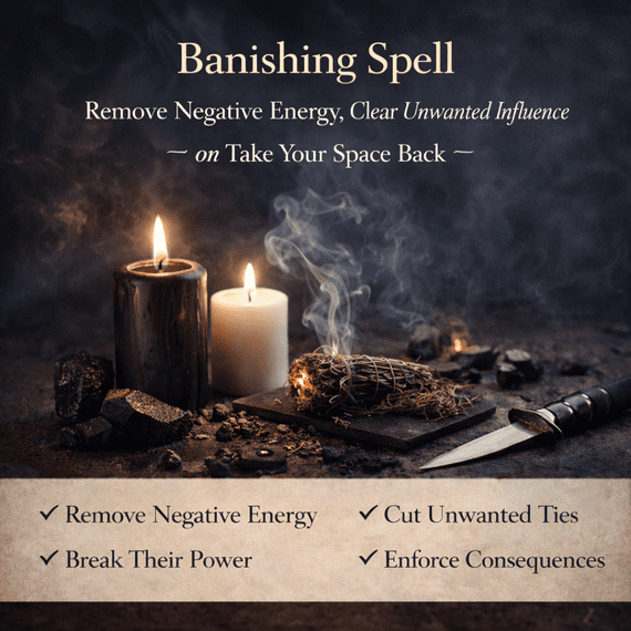 Banishing Spell UK | Remove Negative Energy & Unwanted Influence