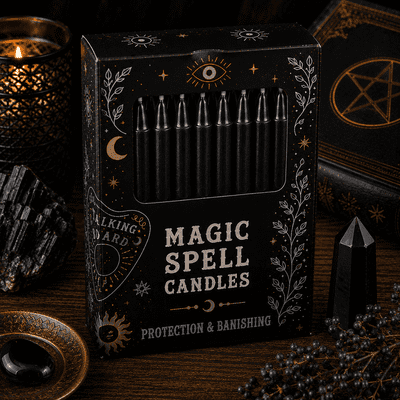 Black Spell Candles - Box of 12