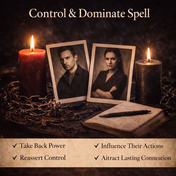 Control & Dominate Spell UK | Influence Behaviour & Shift Power