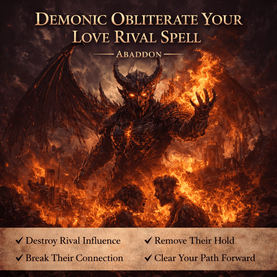 Demonic Obliterate Your Love Rival Spell  - Abaddon
