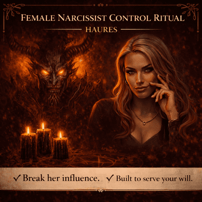 FEMALE Narcissist Control Ritual- Haures