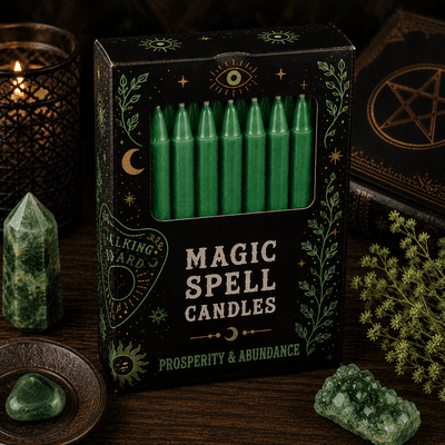 Green Spell Candles- Box of 12