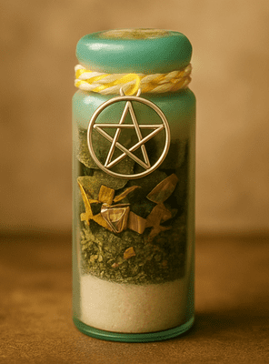 Money and Abundance Spell Jar