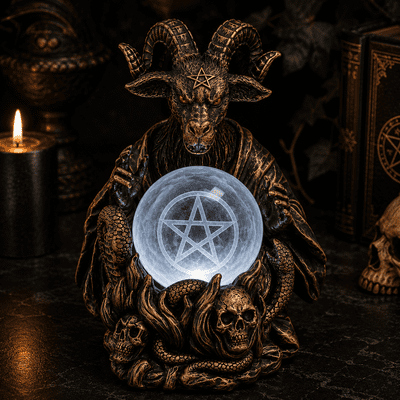 Orbuculum of the Baphomet Illuminating Figurine 16cm