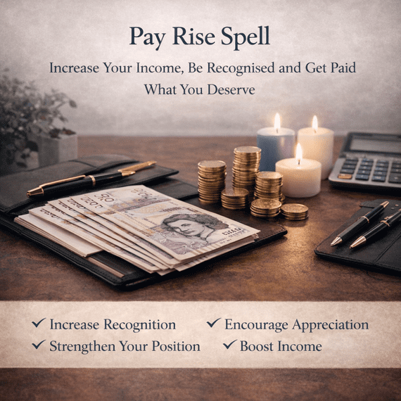 Pay Rise Spell | Increase Salary, Recognition & Financial Growth UK