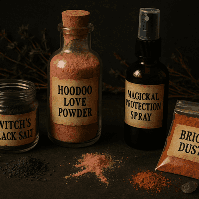 Powders, Salts, Sprays and Dirts