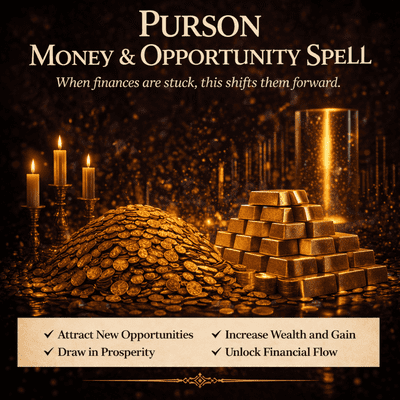 Purson Money & Opportunity Spell – Financial Pathways Working