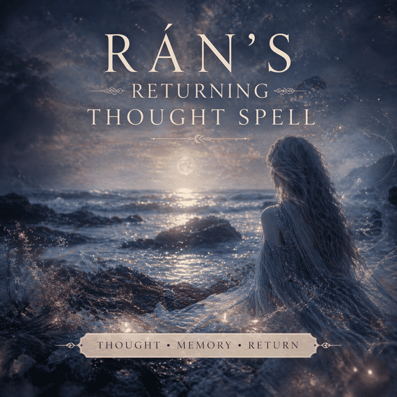 Rán’s Returning Thought Spell | Sea Witch Spell to Make Them Think of You UK