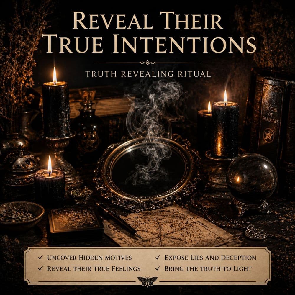 Reveal Their True Intentions Ritual | Truth & Clarity Spell UK