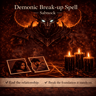 Sabnock Break Up Spell – End the Relationship