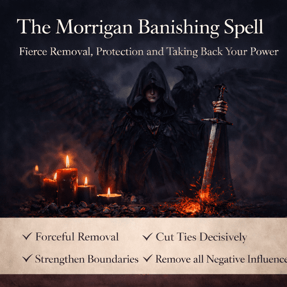 The Morrigan Banishing Spell UK | Remove Negativity & Protect Your Space