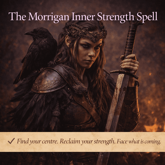 The Morrigan Inner Strength Spell UK | Confidence, Resilience & Personal Power