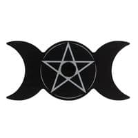 TRIPLE MOON SPELL CANDLE HOLDER