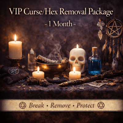 VIP Curse/Hex Removal Package 1 Month