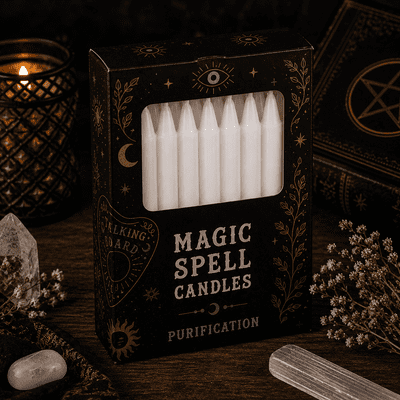 White Spell Candles- Box of 12