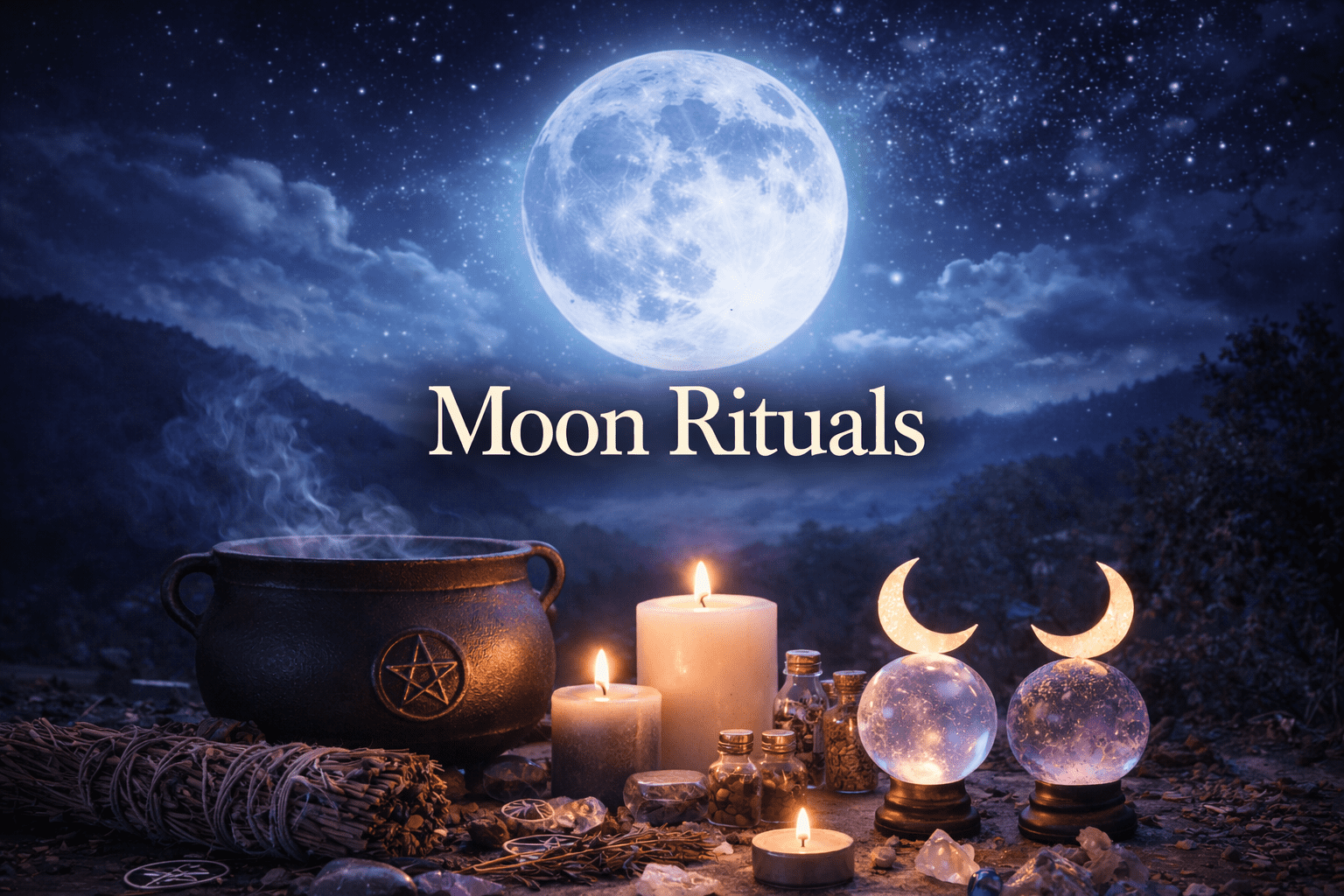moon rituals for manifestation release and intention setting